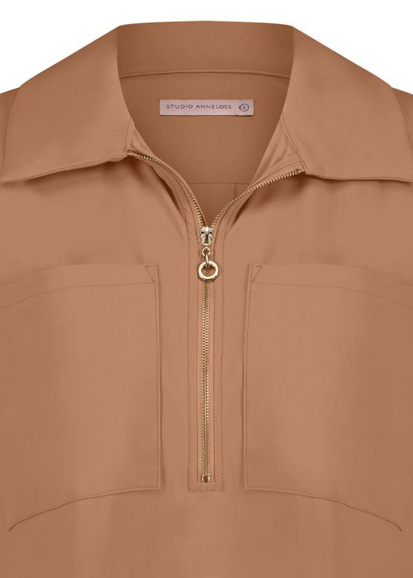 Studio Anneloes 09086-8400 Kimber zipper blouse packshot close up