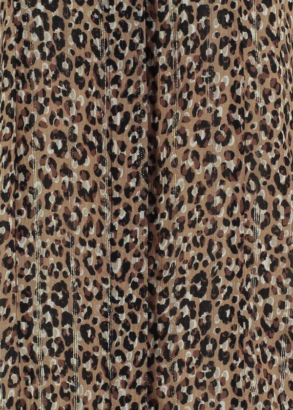 Studio Anneloes 09091-2384 Lourdes small leopard blouse model close up