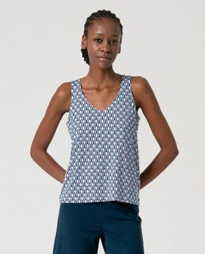 Surkana Strap top with V-neck 525ORVE014