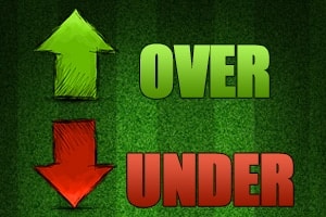 Over under mål betting
