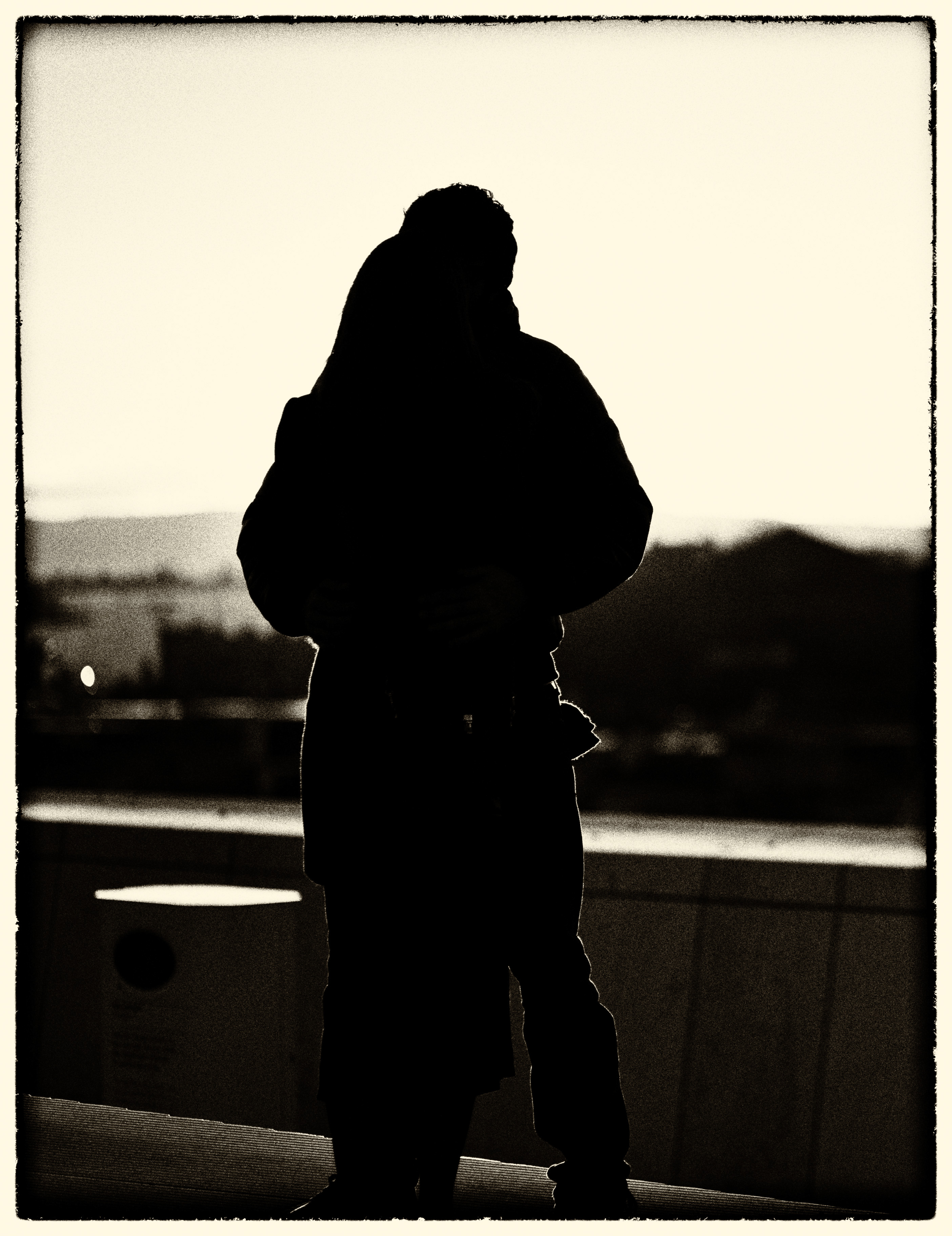 Lovers on the roof