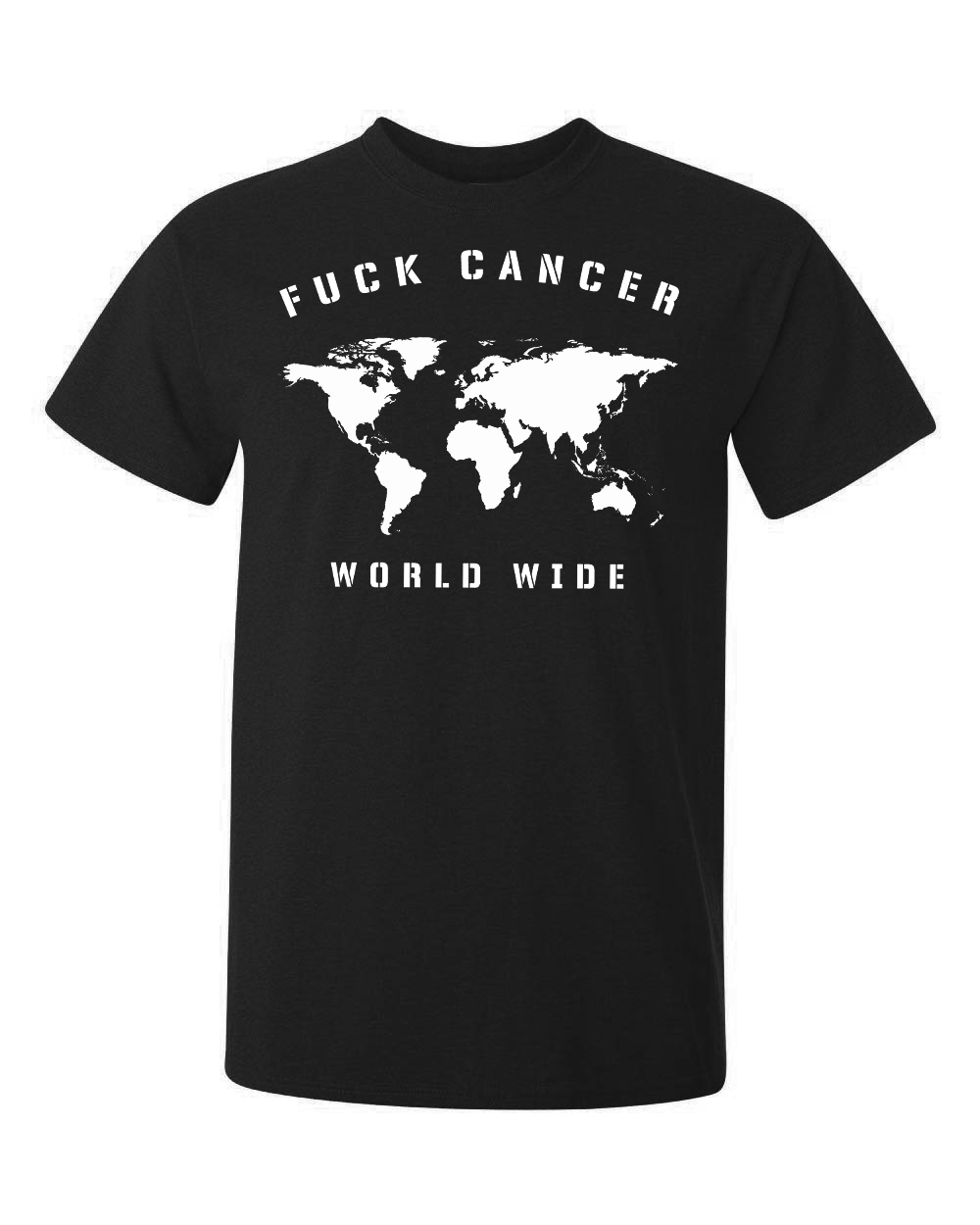 Fuck Cancer World Wide Tryck