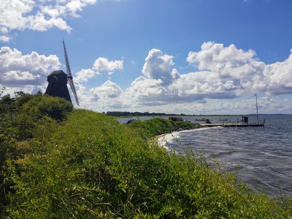 Små 2,5 kilometer har vi gået fra vi forlod havnen.