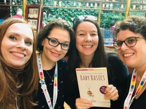 Mit Diana Schwarz und Frauke Ludwig, den Organisatorinnen des AP-Kongresses und Tamara von Hoppetau Fulda