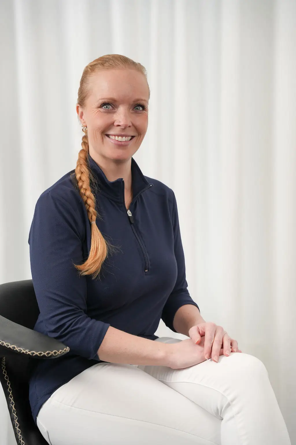 Portræt af klinikassistent Susan i klinikmiljø