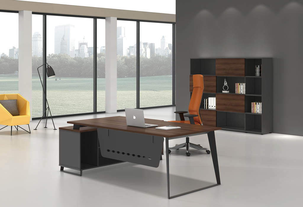 LShape Executive Desk with Side Office Furniture Bahrain