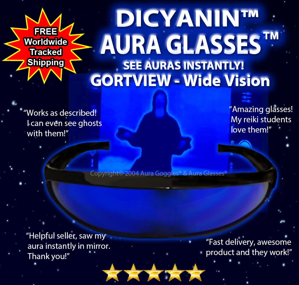 Dicyanin Dye Aura Glasses Goggles Spirit Box Rem Pod UV EMF(03)