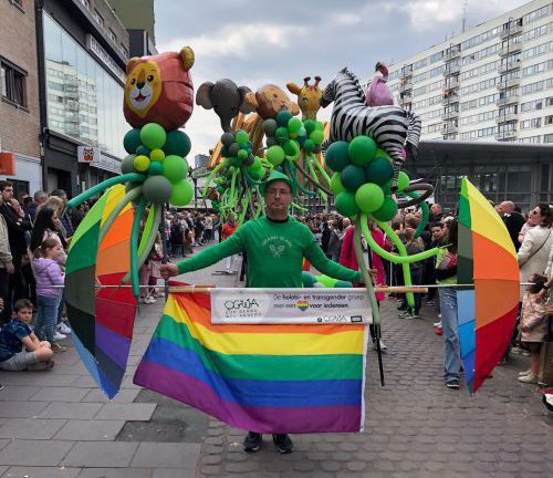 Ogwa op de 1 mei stoet