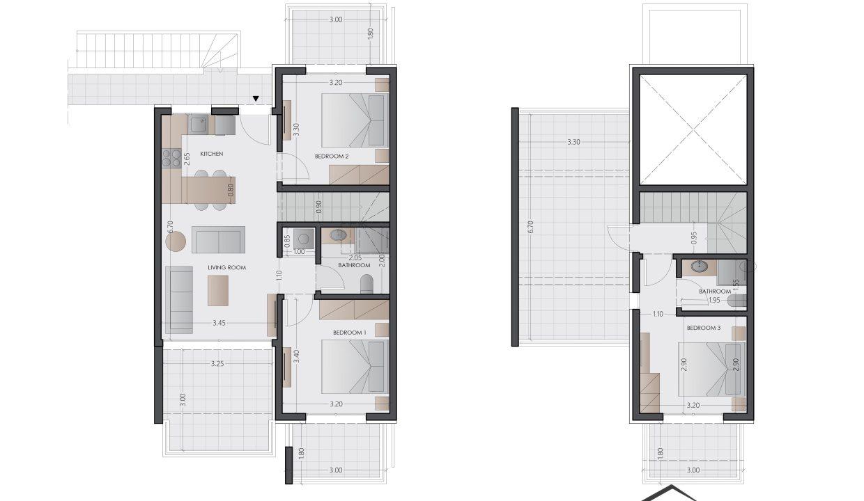 Apartment TYP B Aptm. 9-16 ::Plans
