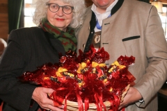 Dr. Gabriele Papke und Clemens Baumgärtner, Altschausteller Stammtisch im Marstall Festzelt am Oktoberfest auf der Theresienwiese in München 2019