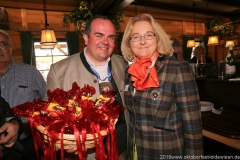 Clemens Baumgärtner und Yvonne Heckl, Altschausteller Stammtisch im Marstall Festzelt am Oktoberfest auf der Theresienwiese in München 2019