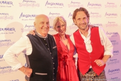 Dr. Axel Munz (li.), Yve Muc (Mitte), Angermaier Trachtennacht in der Alten Kongresshalle  in München 2019