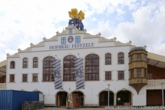 Aufbau Wiesn 2018