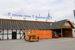 Fischer Vroni, Aufbau Oktoberfest auf der Theresienwiese in München 2018