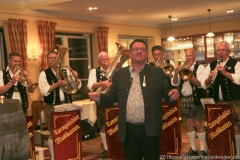 Helmut Schleich und die Tanngrindler Musikanten, Wiesnbierprobe und Bierorden der Damischen Ritterr an Helmut Schleich in der Hirschau in München 2019