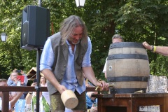 Roland Hefter, Bierorden der Damischen Ritter an Roland Hefter in der Hirschau in München  2021