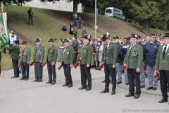 Böllerschießen unter der Bavaria am Oktoberfest in München am 6.10.2019