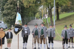 Böllerschießen unter der Bavaria am Oktoberfest in München am 6.10.2019