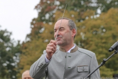 Hubert Aiwanger, Böllerschießen unter der Bavaria am Oktoberfest in München am 6.10.2019