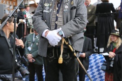 Norbert Schußmann, Böllerschützen unter der Bavaria am Oktoberfest in München 2022