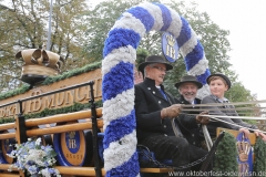 Einzug der Wiesnwirte am Oktoberfest in München 2018