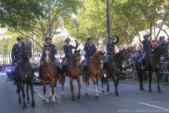 Einzug der Wiesnwirte auf das Oktoberfest auf der Theresienwiese in München 2019