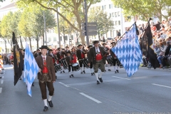 Einzug der Wiesnwirte auf das Oktoberfest auf der Theresienwiese in München 2019