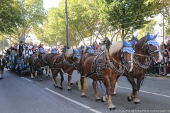 Einzug der Wiesnwirte auf das Oktoberfest auf der Theresienwiese in München 2019