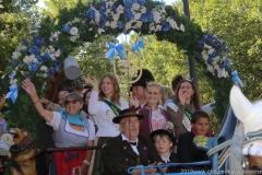 Einzug der Wiesnwirte auf das Oktoberfest auf der Theresienwiese in München 2019