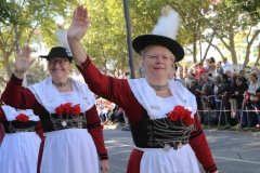 Einzug der Wiesnwirte auf das Oktoberfest auf der Theresienwiese in München 2019