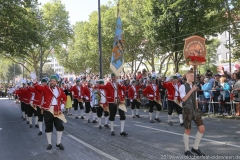 Münchner Schäffler, Einzug der Wiesnwirte auf das Oktoberfest auf der Theresienwiese in München 2019