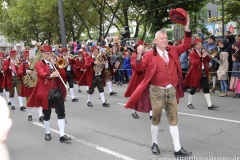 Einzug der Wiesnwirte auf das Oktoberfest in München 2022