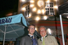 Ludwig und Edi (re.) Reinbold, Laurent-Perrier Aprés-Wiesn im Löwenbräukeller in München 2018