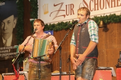 Ohdraht und Lumpad, Nachwuchswettbewerb "Jetzt sing i " in der Schönheitskönigin auf der Oidn Wiesn am Oktoberfest in München 2018