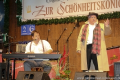 Kai Schmitz (li.) und Engelbert Wiedemann (re.), Nachwuchswettbewerb "Jetzt sing i " in der Schönheitskönigin auf der Oidn Wiesn am Oktoberfest in München 2018