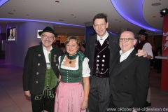 Otto Seidl, Rita Tyrock, Peter Reichert, Jürgen Kirner ( von li. nach re.), Oide Wiesn Bürgerball im Deutschen Theater in München 2019