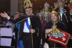 Sebastian Kriesel und Janina Hohmann, Narrhalla am Oide Wiesn Bürgerball im Deutschen Theater in München .2019