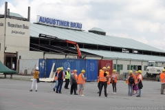 Oktoberfest Baustellenführung auf der Theresienwiese in München 2019