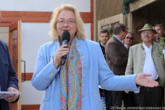 Yvonne Heckl, Oktoberfest Presserundgang über die Theresienwiese in München  2019