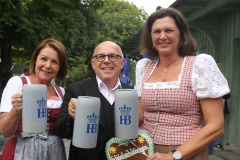 Gitti Walbrun Jürgen Kirner, Ilse Aigner (von li. nach re.), PK Schönheitskönigin im Seehof in Herrsching 2019