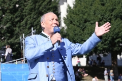 Michael Harles, Platzkonzert der Wiesnkapellen bei Kaiserwetter unter der Bavaria auf der Theresienwiese in München 2019