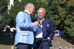 Michael Harles und Günter Steinberg (re.), Platzkonzert der Wiesnkapellen bei Kaiserwetter unter der Bavaria auf der Theresienwiese in München 2019