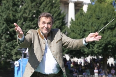 Thomas Böhle, Platzkonzert der Wiesnkapellen bei Kaiserwetter unter der Bavaria auf der Theresienwiese in München 2019