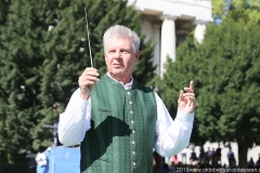 Dieter Reiter, Platzkonzert der Wiesnkapellen bei Kaiserwetter unter der Bavaria auf der Theresienwiese in München 2019