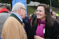 Edi Reinbold und Steffi Spendler, Platzkonzert der Wiesnwirte unter der Bavaria auf der Theresienwiese in München 2022