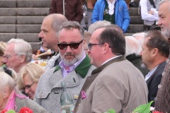 Stephan Kuffler und Clemens Baumgärtner (re.), Platzkonzert der Wiesnwirte unter der Bavaria auf der Theresienwiese in München 2022