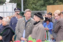 Peter Reichert und Gigi Pfundmair, Platzkonzert der Wiesnwirte unter der Bavaria auf der Theresienwiese in München 2022