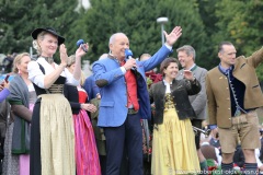 Platzkonzert der Wiesnwirte unter der Bavaria auf der Theresienwiese in München 2022