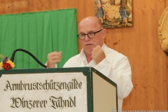 Jürgen Kirner, Präsentation Wiesnkrug im Armbrustschützenzelt auf der Theresienwiese in München 2019