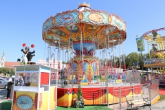 Wellenflieger, Presserundgang über das Gelände der Wiesn auf der Theresienwiese in München  2018